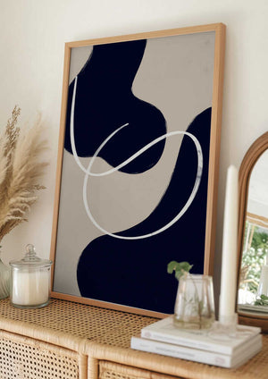 Tablou înramat „Scandi Abstract 3” de Anne-Marie Volfova