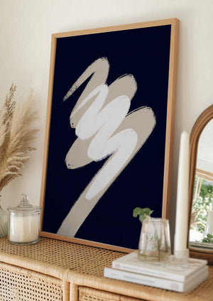 Tablou înramat „Scandi Abstract 4” de Anne-Marie Volfova