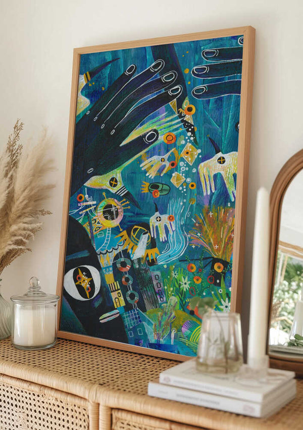 Tablou înramat „Seagulls” de Changyu Zou