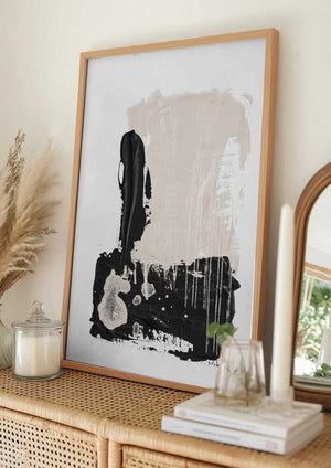 Tablou înramat „Black and White” de Sally Ann Moss