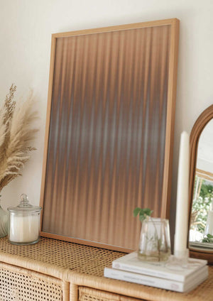 Tablou înramat „Euphoria - Orange and Gray” de Alma