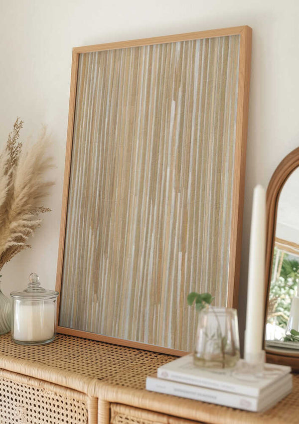 Tablou înramat „Lines and Textures #4” de Alma