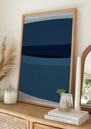 Tablou înramat „Modern Blue” de Orara Studio