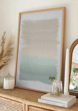 Tablou înramat „Pastel Abstract” de Orara Studio