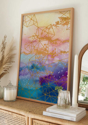 Tablou înramat „Nebula I” de Camille Contini