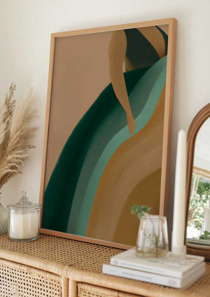 Tablou înramat „Earthy Dress” de Merel Takken