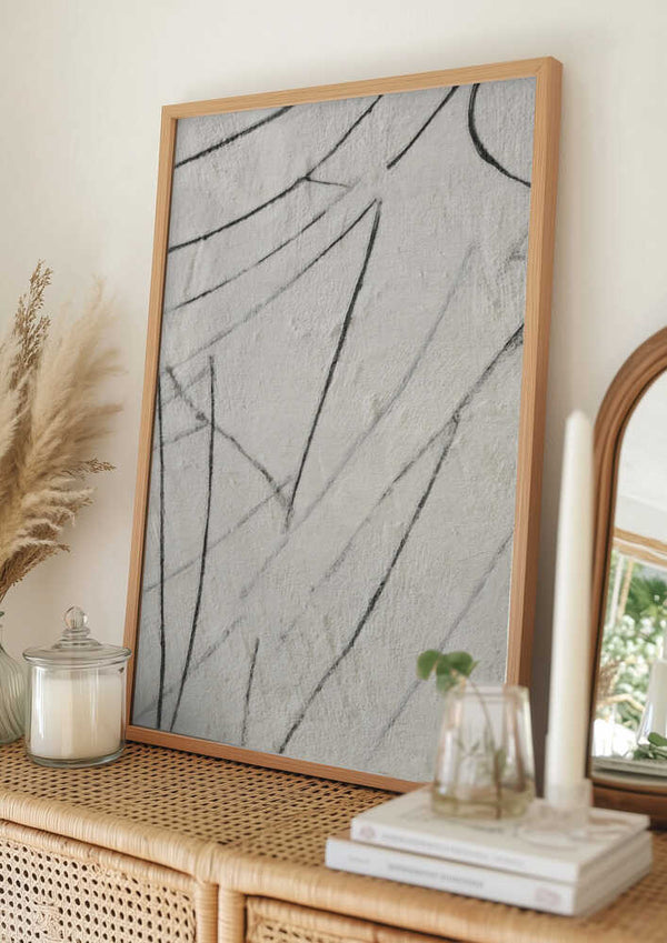 Tablou înramat „Scratched #2” de Alma