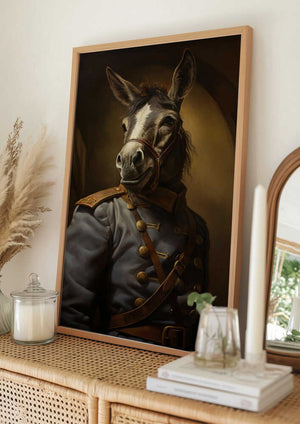 Tablou înramat „Donkey In Costume 3” de Bilge Paksoylu