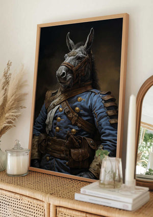 Tablou înramat „Donkey In Costume 4” de Bilge Paksoylu