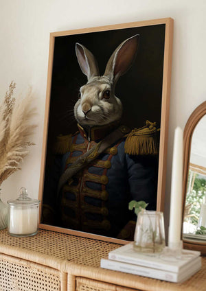 Tablou înramat „Rabbit In Costume 1” de Bilge Paksoylu