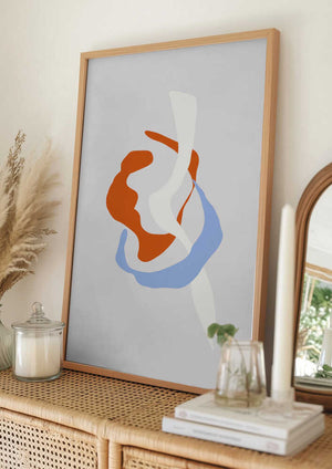 Tablou înramat „Scandi Abstract 8” de Anne-Marie Volfova
