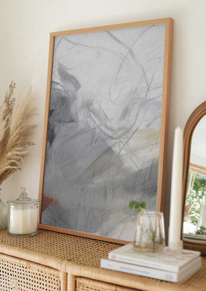 Tablou înramat „Action painting I” de Alma