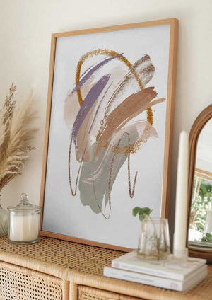 Tablou înramat „Cool Shapes 2” de Sally Ann Moss