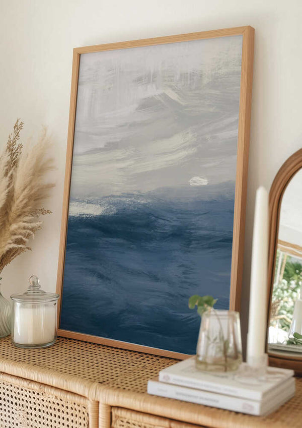 Tablou înramat „Ocean's Tranquility” de Little Dean