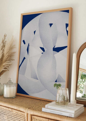Tablou înramat „Paper Sculpture Abstract” de Little Dean