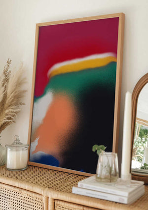 Tablou înramat „Slow Spread Colors” de Little Dean