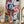 Tablou înramat „Bold colorful brushstrokes 02” de Little Dean