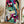 Tablou înramat „Bold colorful brushstrokes” de Little Dean