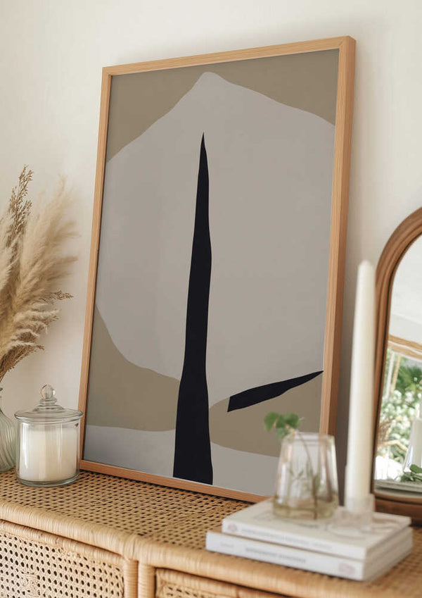 Tablou înramat „Monochrome Silhouette” de Little Dean