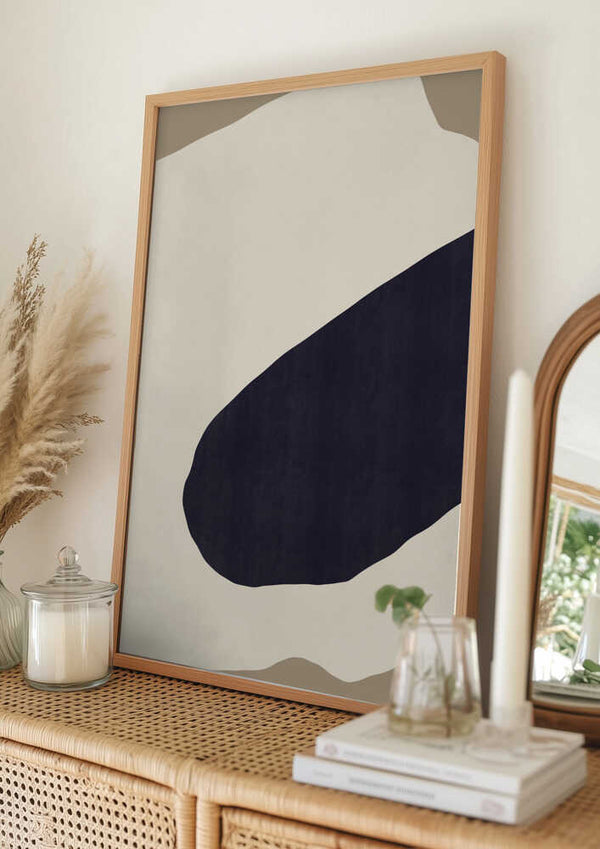 Tablou înramat „Contrasting Shapes” de Little Dean