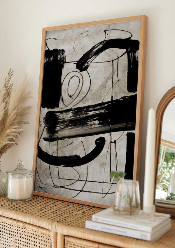 Tablou înramat „Vintage Abstract” de Dan Hobday