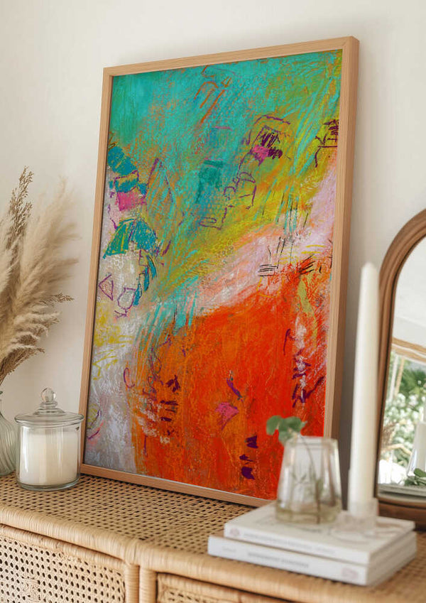 Tablou înramat „ Radiant Whirlwind” de Dorothy Fagan