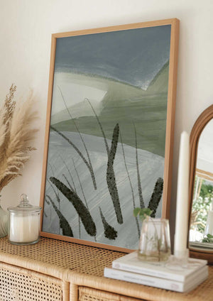 Tablou înramat „Abstract Landscape” de Nilesh Kulkarni