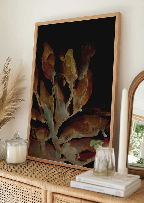 Tablou înramat „Night Plant” de Dan Hobday