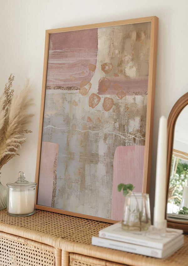 Tablou înramat „Glorious pink-3” de Sally Ann Moss