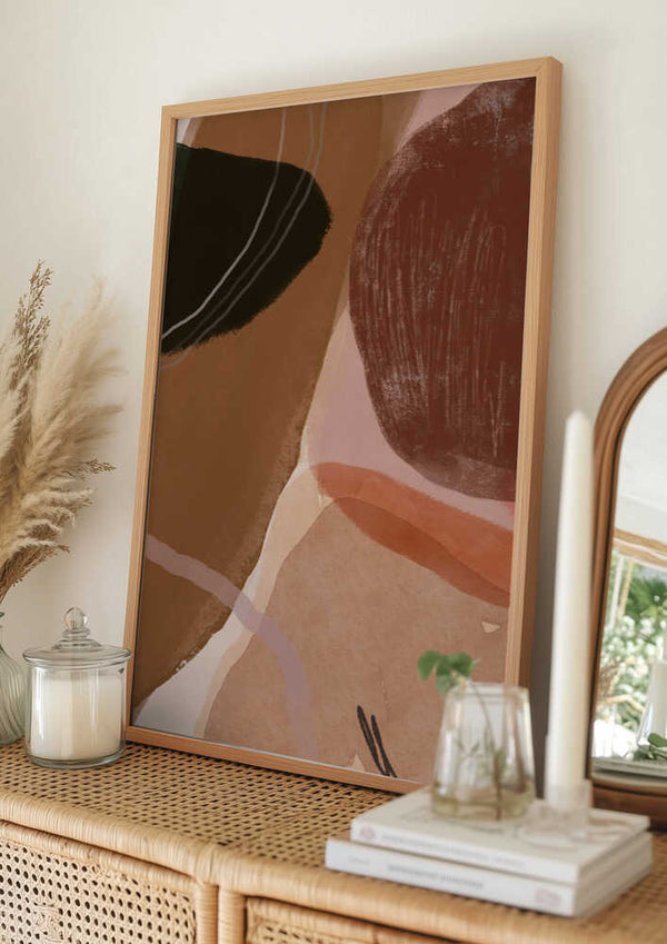 Tablou înramat „Chatter” de Gemma Bardot