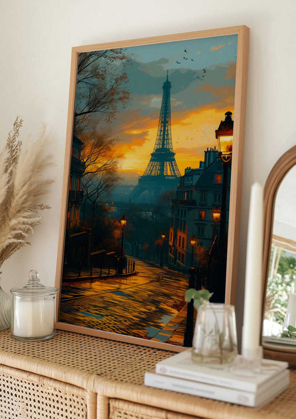 Tablou înramat „Welcome to Paris” de Taudalpoi