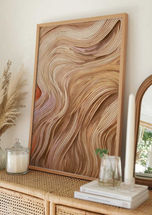 Tablou înramat „Nature line II” de Alma