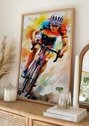 Tablou înramat „Sport Cycler 1” de Justyna Jaszke