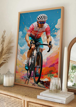 Tablou înramat „Sport Cycler 3” de Justyna Jaszke