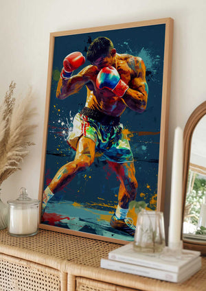 Tablou înramat „Sport Boxer 1” de Justyna Jaszke