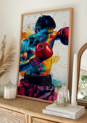 Tablou înramat „Sport Boxer 2” de Justyna Jaszke