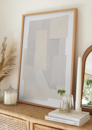 Tablou înramat „Textured Layers” de THE MIUUS STUDIO