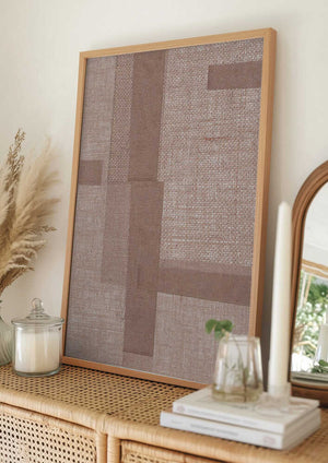 Tablou înramat „Textured Geometry” de THE MIUUS STUDIO