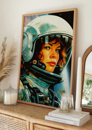 Tablou înramat „Astronaut Poster 1” de Taudalpoi