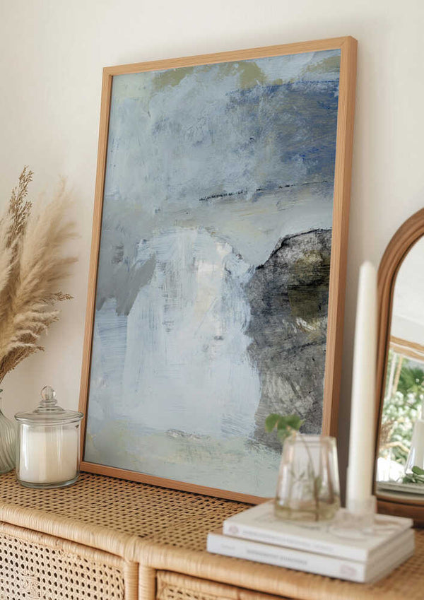 Tablou înramat „Blue” de Dan Hobday