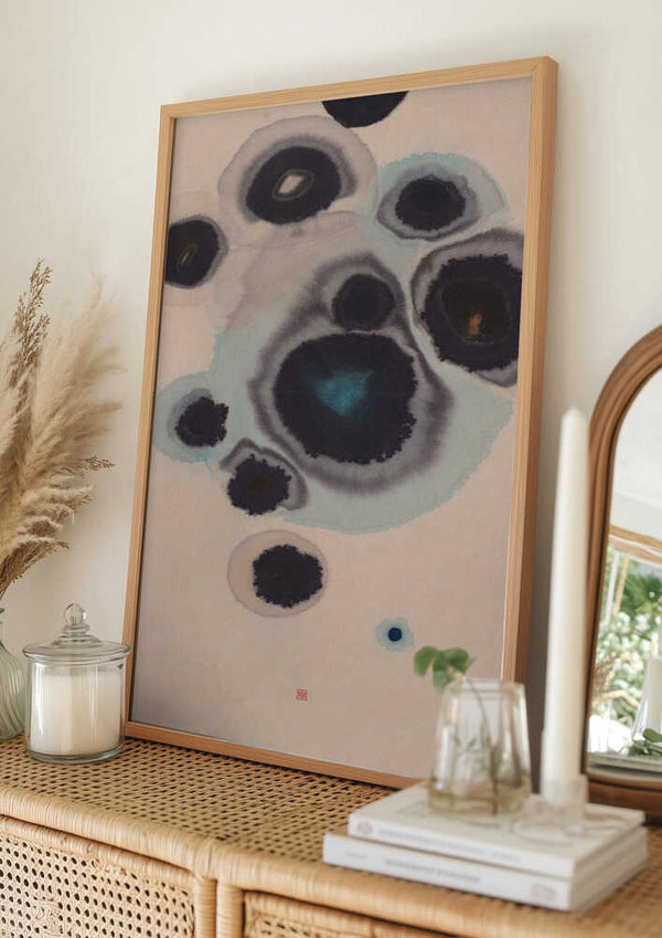 Tablou înramat „Study N°10 | Living Stones” de Thoth Adan