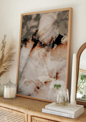 Tablou înramat „Shadow and textures” de Imaginative