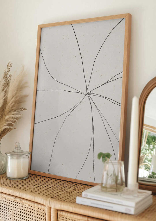 Tablou înramat „Cracked Symmetry” de uplusmestudio