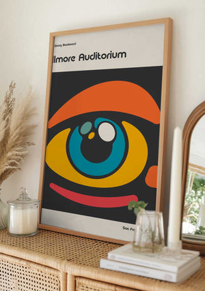 Tablou înramat „Fillmore Abstract Poster” de Retrodrome
