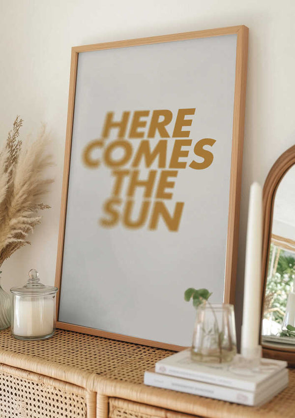 Tablou înramat „Sunlit Arrival” de THE MIUUS STUDIO