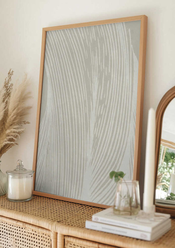 Tablou înramat „Abstract hand drawn Line 04” de Lucrecia Caporale