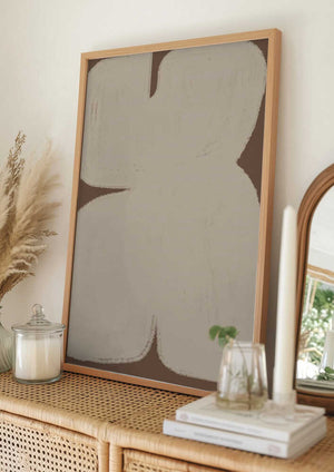 Tablou înramat „Curved Abstraction” de THE MIUUS STUDIO