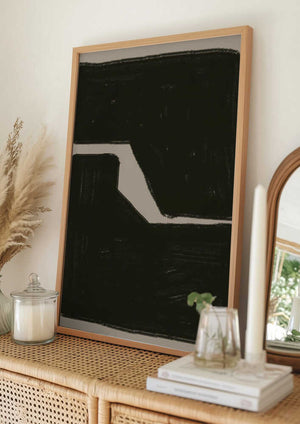 Tablou înramat „Abstract Contrast” de THE MIUUS STUDIO