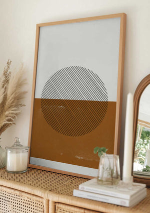 Tablou înramat „Striped Horizon” de THE MIUUS STUDIO