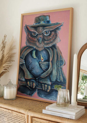 Tablou înramat „Hidden light out of sight” de Robert Sigaard